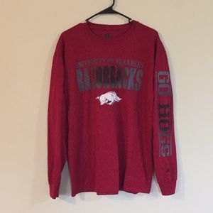 Arkansas razorbacks long sleeve shirt